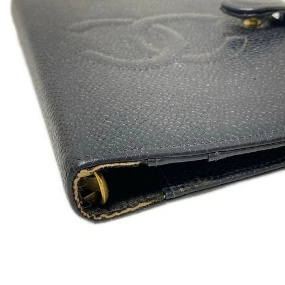 CHANEL - Black Calfskin Agenda Gold hardware - Picture 10 of 11